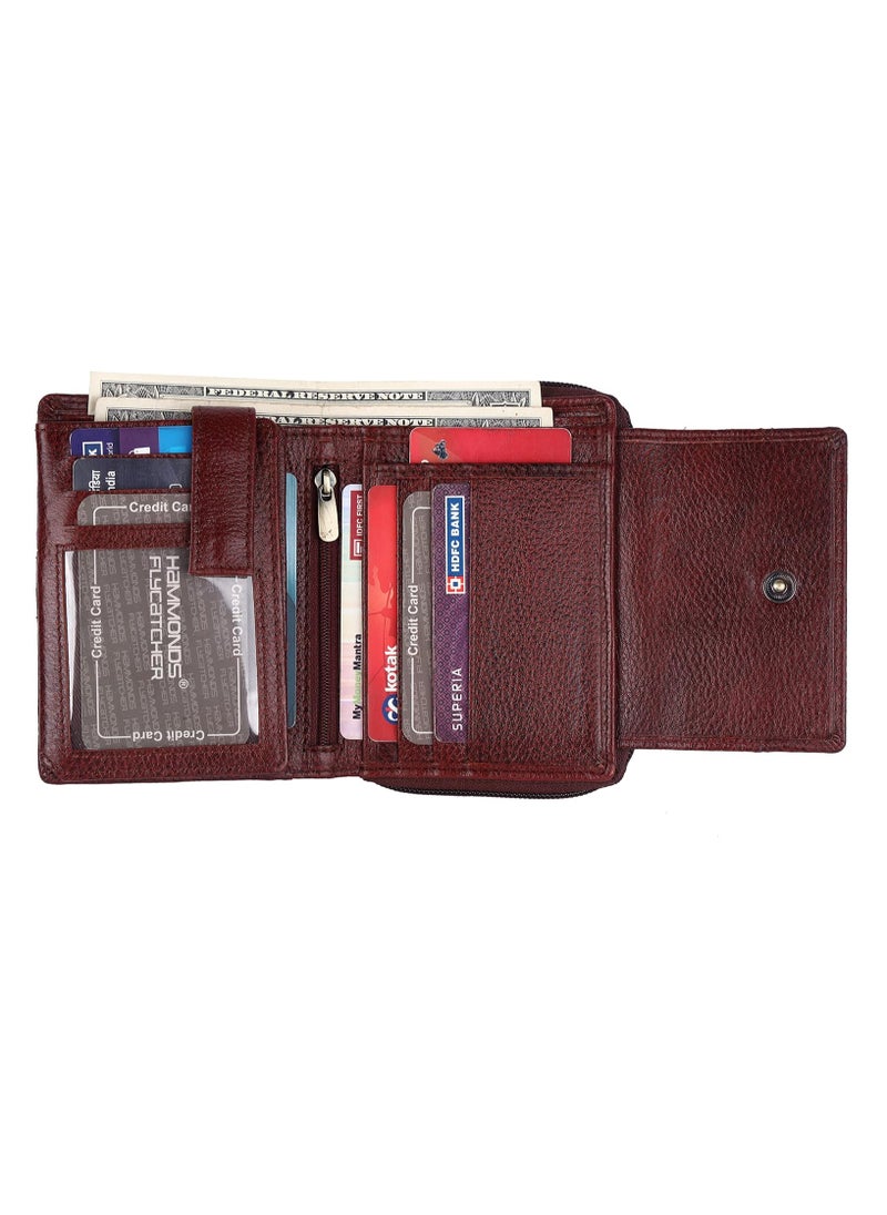 Gift Combo - Genuine Leather Wallets for Men and Women, Stylish Couples Gift Set with Multiple Card Slots, Zipper Pockets - Ramadan, Eid, Anniversary and Wedding Gift Idea | HJYF