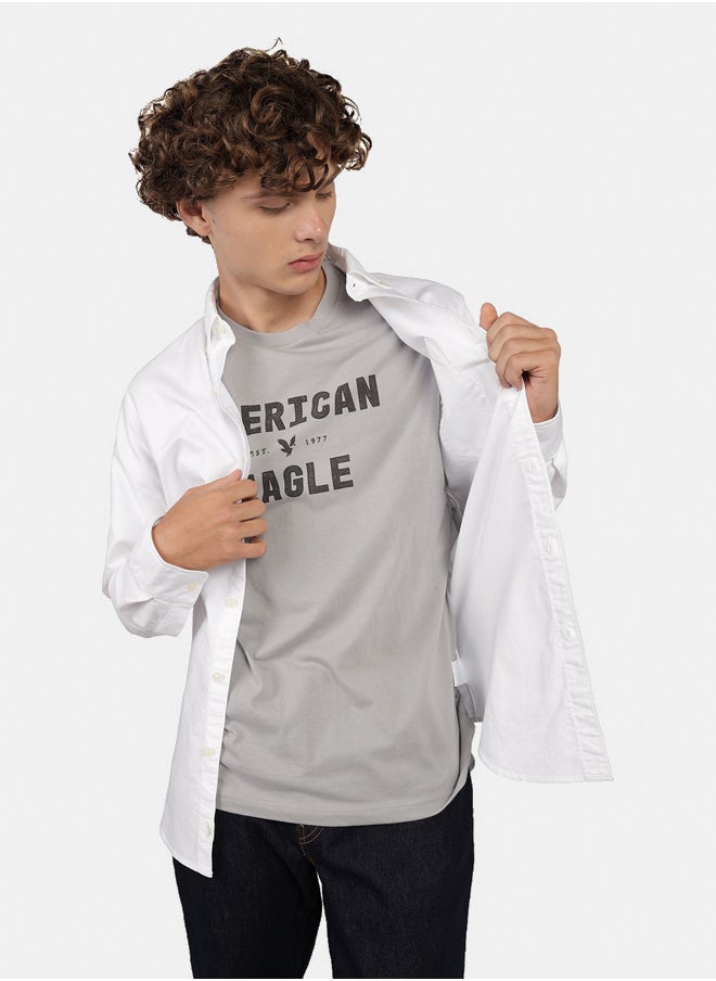 AE Slim Fit Everyday Oxford Button-Up Shirt