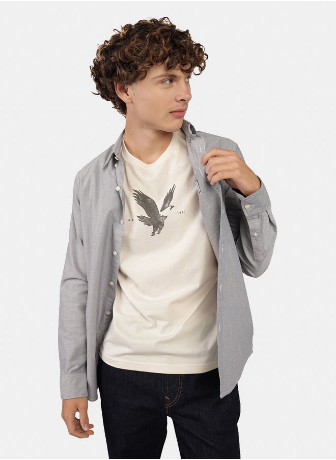 AE Slim Fit Everyday Oxford Button-Up Shirt