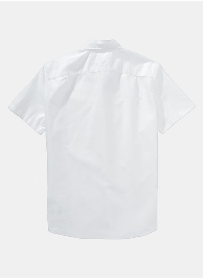 AE Short-Sleeve Slim Fit Button-Up Shirt