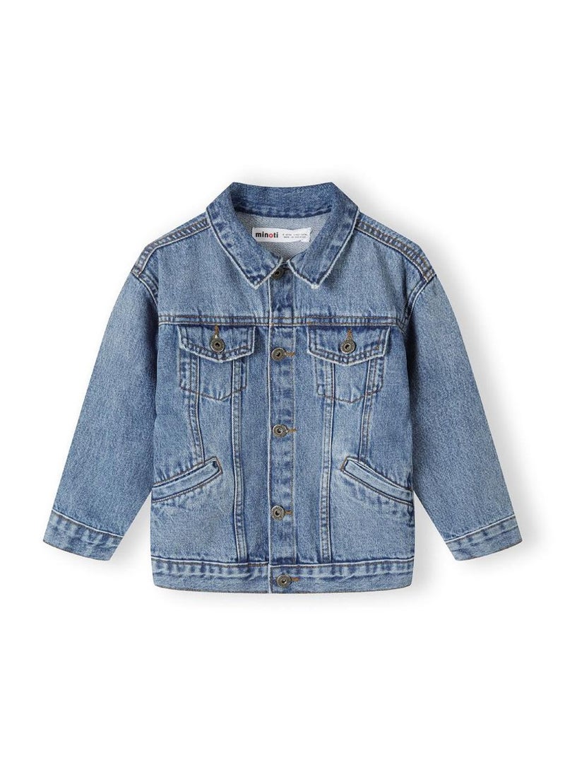 Kids Boys  Collared Denim Jacket