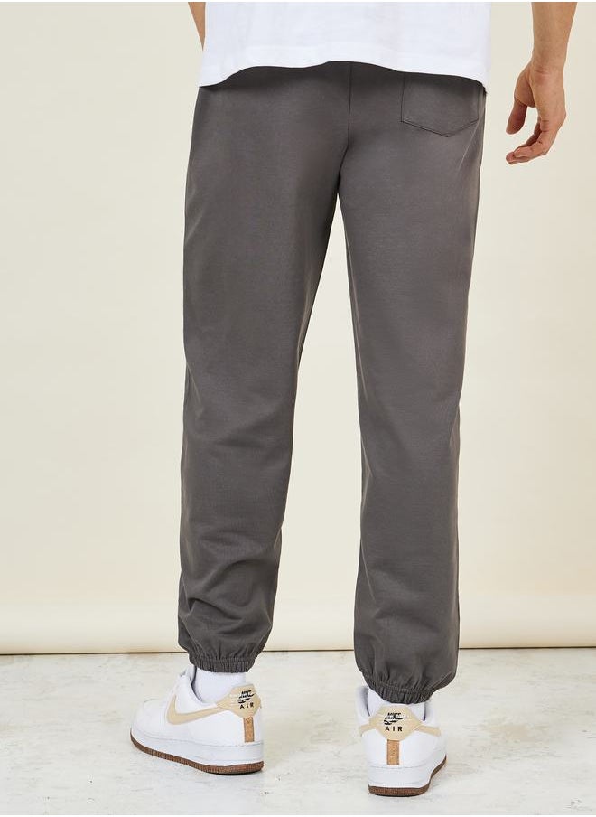 Solid French Terry Relaxed Fit Joggers