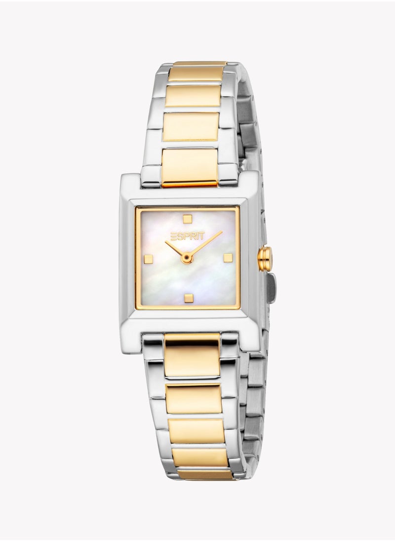 ESPRIT Women's Silver & Gold Watch | Model ES1L474M0055