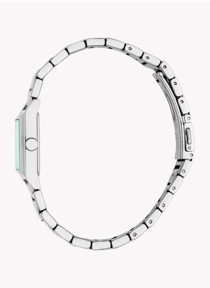 ESPRIT Women's Silver, Blue Quartz Watch | ES1L474M0015