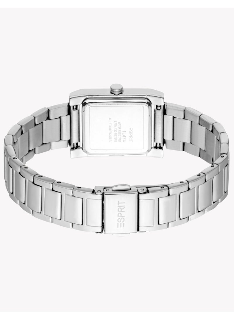 ESPRIT Women's Silver, Blue Quartz Watch | ES1L474M0015
