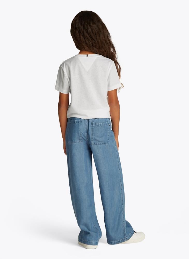 Kids Tommy Script Ss T-Shirt