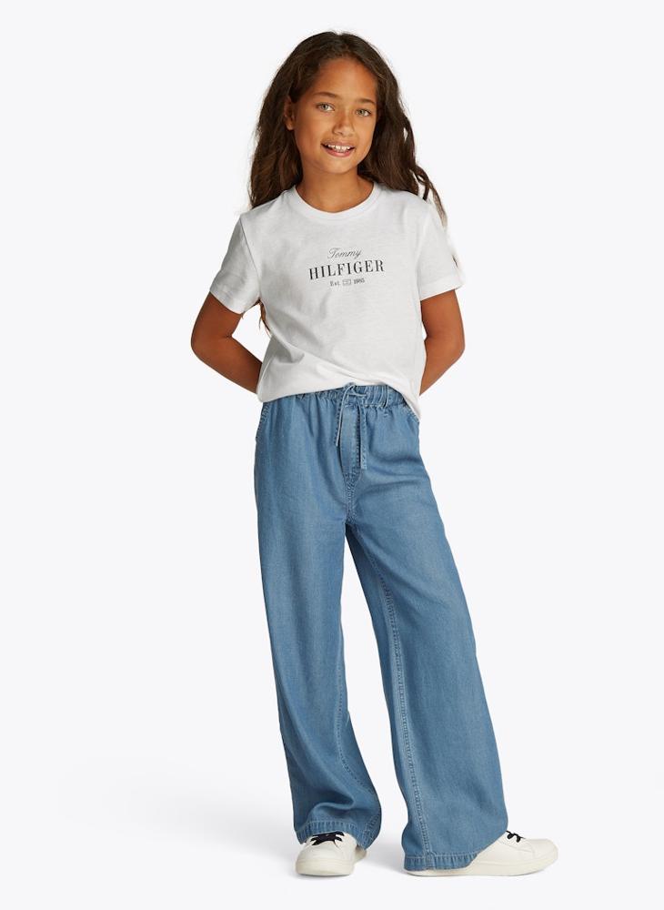 Kids Tommy Script Ss T-Shirt