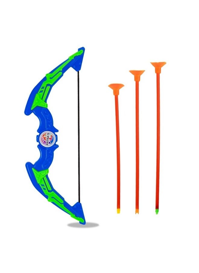 Ratna's Junior Archery Set with 1 Bow and 3 Arrows Small & Compact Size Indoor & Outdoor Fun Travel Games for Kids