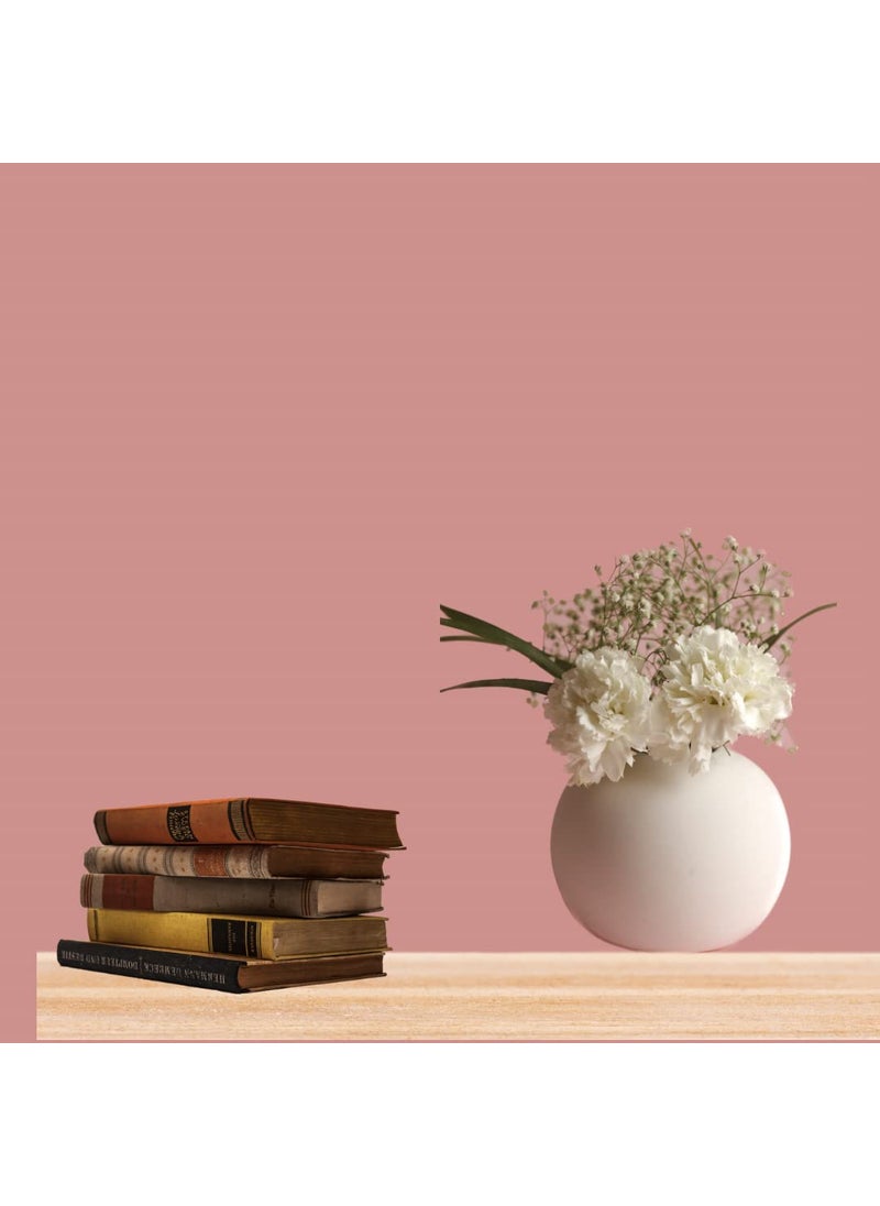 Craftribal Ceramic Round Vase Flower Vase Ceramic Vase Round Shaped Vase Modern Vase Home Decor Centrepiece Decor Piece 55 inches White