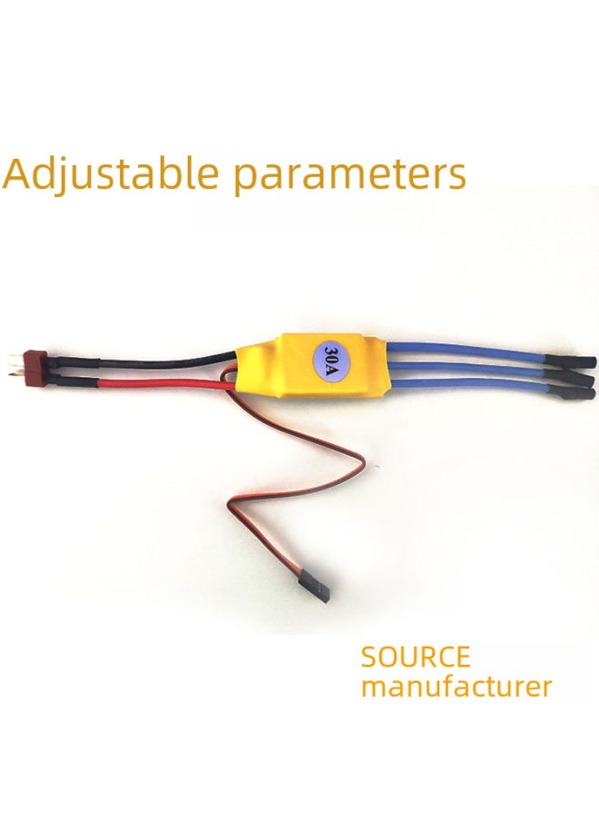 XXD Xida 30A40A80A Electronically Adjustable Brushless Electronic Governor Fixed Wing HW Haoying UAV Adjustable Reference-Color:Standard Configuration (without Plug) 30a