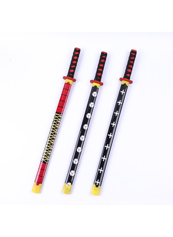 Direct Bamboo Sword Wooden Sword Wooden Sword Model Dragon Sword Warrior Props Model Stall Scenic Spot Wholesale-Color:Whole Bamboo Tai Chi