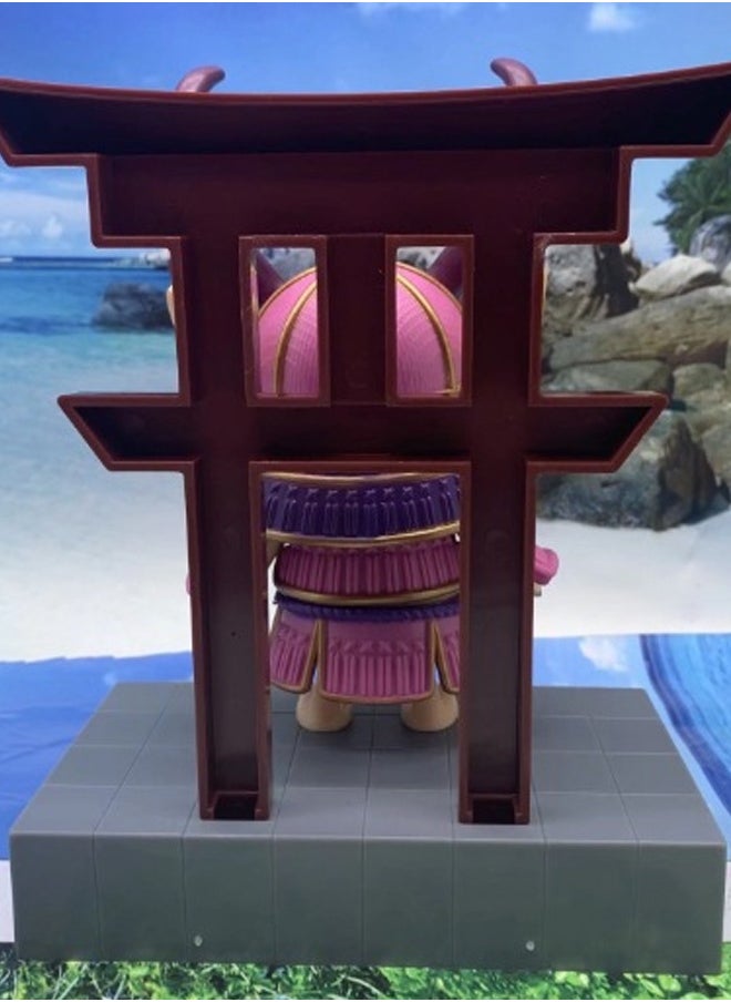 One Piece Samurai Chopper Action Figure Decorative Resin Sculpture Home Decor Statue, Art Figurine Home Ornament Decoration for Office, Living Room, Bedroom, Book Shelf, TV Cabinet, Desktop