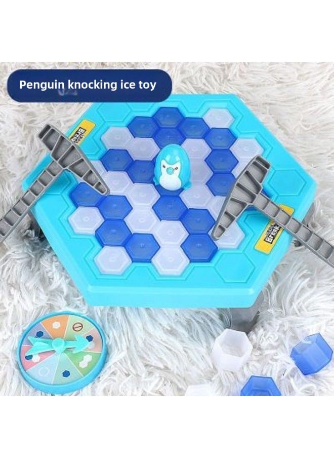 Saving Penguin Knocking Ice Breaking Desktop Toy Children's Knocking Thinking Logic Training Parent-Child Interactive Game-Colour:The Event Price Is Left For 24 Hours. Place An Order And Get A Storage Bag-Specification: Without Penguin Ice Breaking