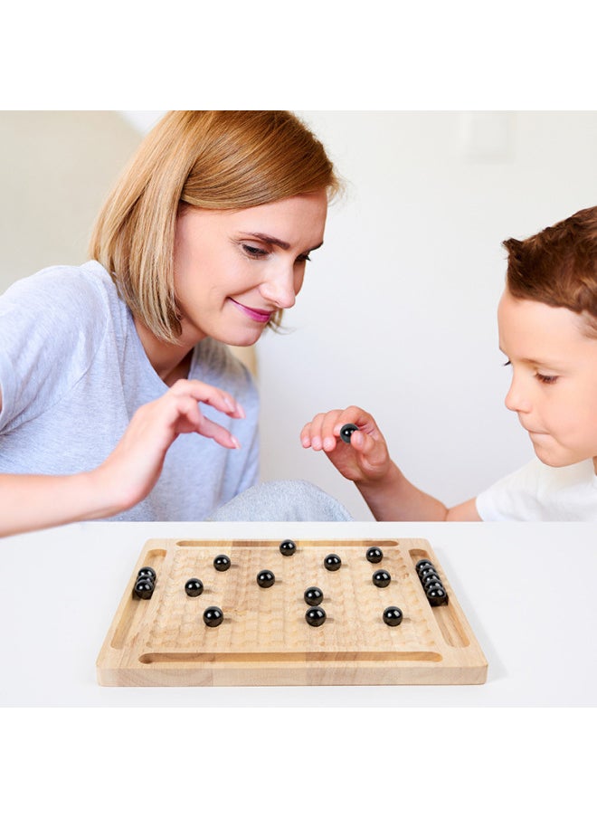 Magnetic Chess Versus War Chess Educational Toys Stepping On Thunder Magnetic Induction Parent-child Interaction Children's Desktop Games Magnetic Effect-Color:20 Round Rubber Wood Thunder Magnetic Induction Chess 0.61kg (green Box)