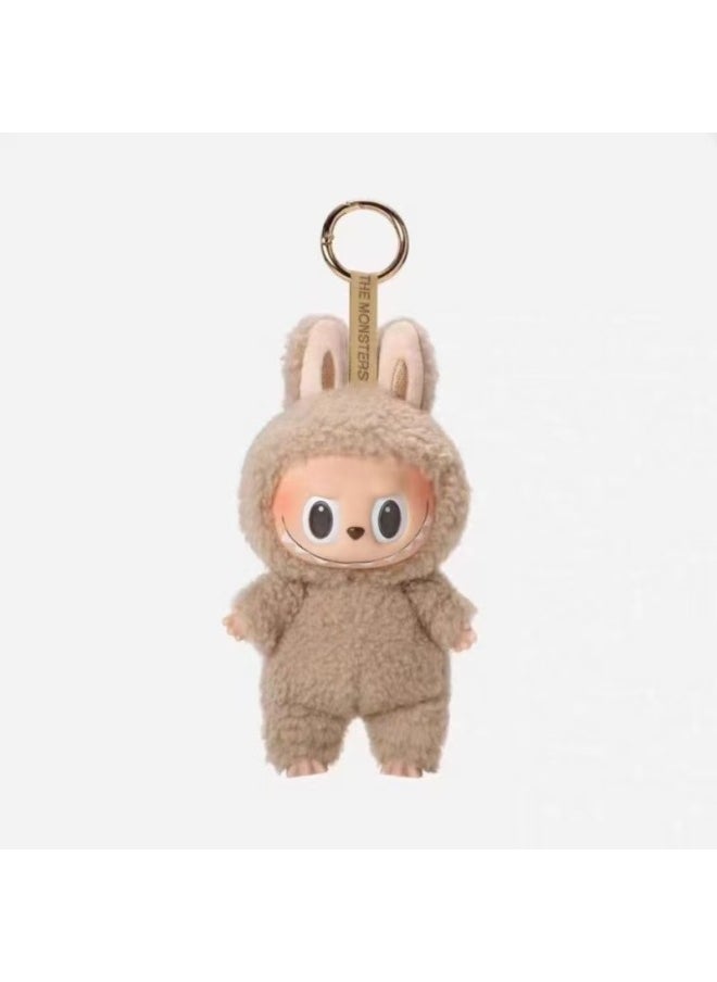 Labubu Generation Blind Box Macaron Cute Plush Doll Pendant Trendy Toys Bubble Mart-Color:A Generation Of Labubu [toffee Candy]