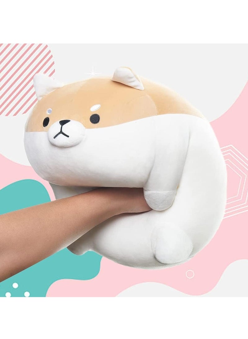 Stuffed Animal Shiba Inu Plush Dog Toy Anime Plush Soft Pillow, Plushies Shiba Inu Plush Plush Toy Pillows Doll Dog,Plush Toy Gifts for Girl Boy (40CM)