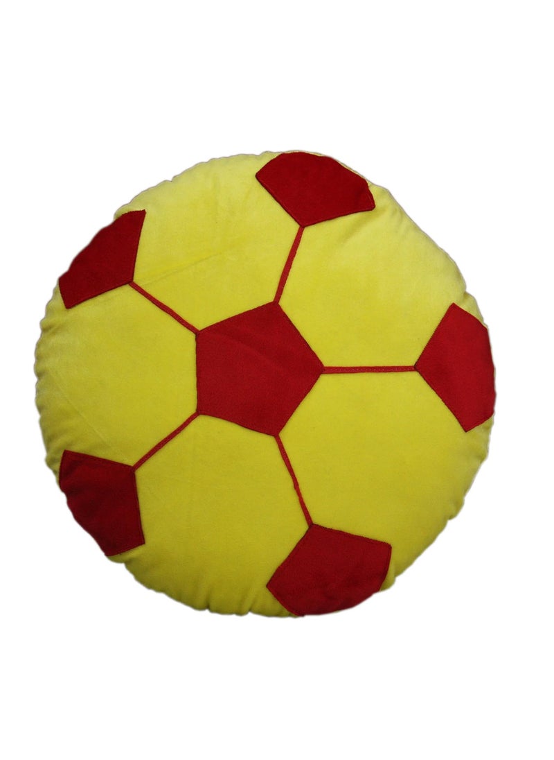 Amardeep Baby Stuffed Toy Fun PillowFootball 14 X 14 inches Yellow