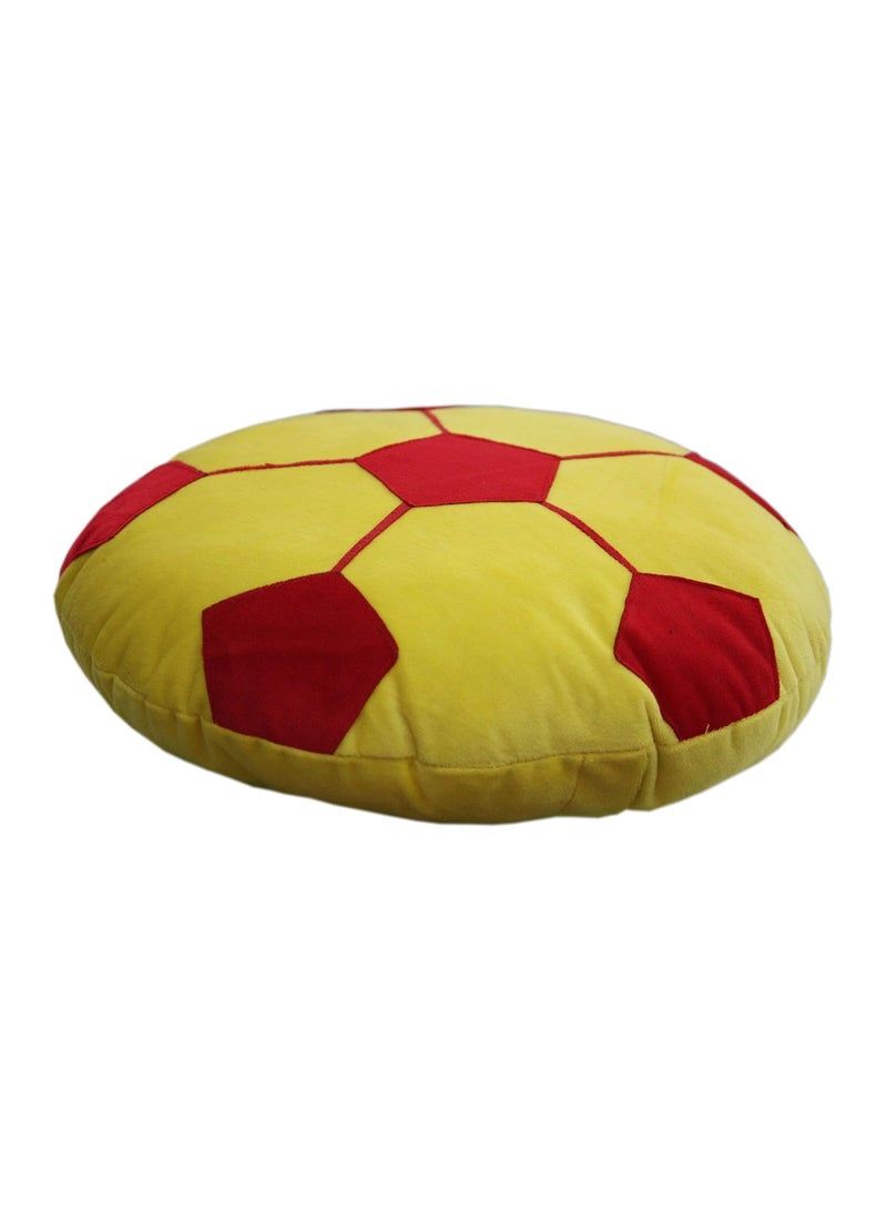 Amardeep Baby Stuffed Toy Fun PillowFootball 14 X 14 inches Yellow