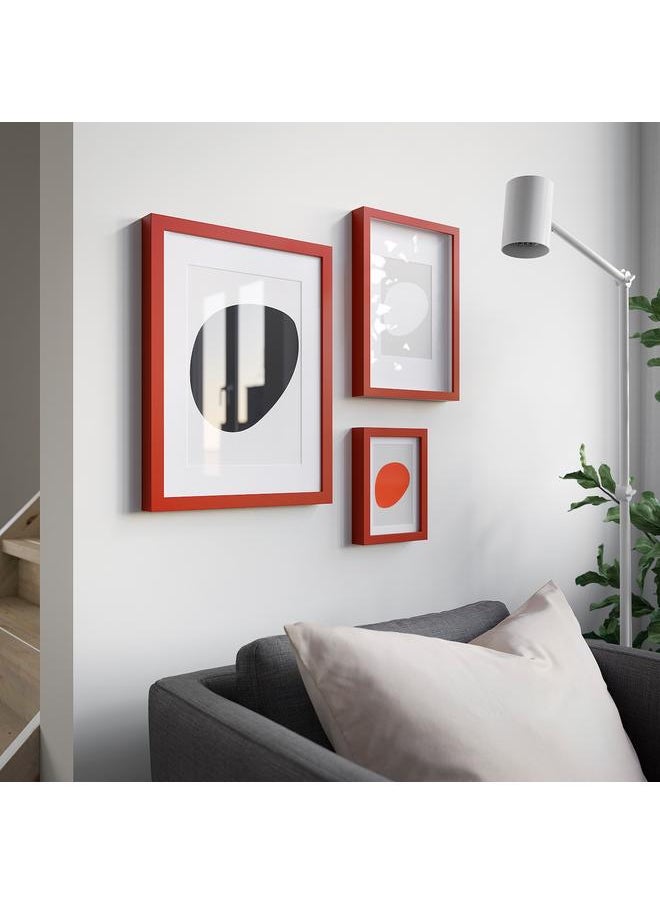 Frame, red, 10x15 cm