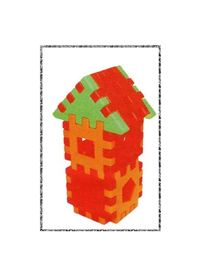 Royal Building Block Toy for Kids, Age 3+ , 20 Piece (Multicolour)