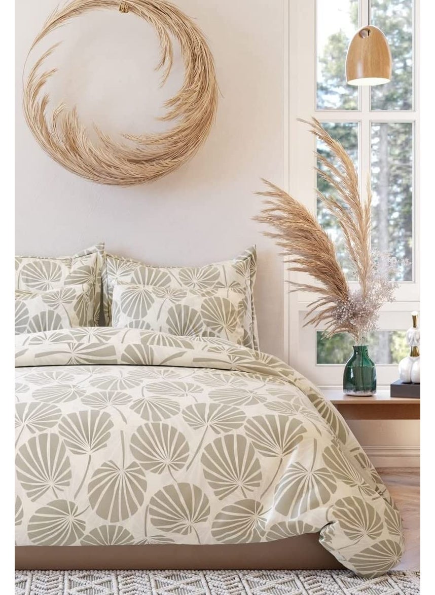 THE HOME STYLE Super Soft Cotton 400 TC Standard King Size Printed Pillow Covers Ll Pillow Cases 18 X 28 Inches Set Of 2 Piece Adam Cream