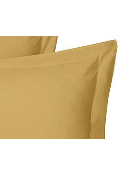 HR Products Pure Cotton Pillow Covers Set of 4 Piece Beige