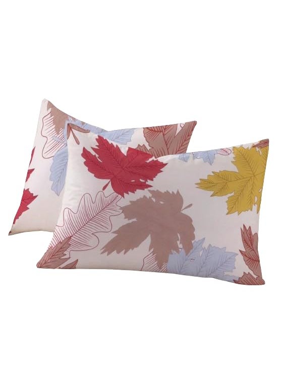 RD TREND 210 TC Premium Glace Cotton Assorted King Size Printed Floral Design Pillow Cover 18X28 InchesPack of 4 of Any 8 Pieces Color Multi20