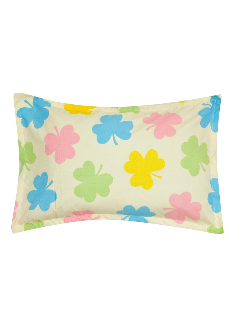 RRC Super Soft Brushed Microfiber Cotton Pillow CoversSet of 4 Pieces Pillow Covers17X27Inches 43X68CM Printed Pillow CoversFlange on Edges Pillow Covers
