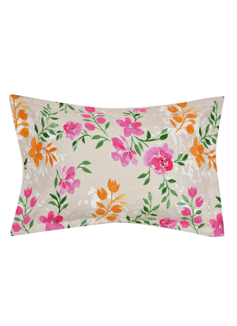 RRC Super Soft Brushed Microfiber Cotton Pillow CoversSet of 4 Pieces Pillow Covers17X27Inches 43X68CM Printed Pillow CoversFlange on Edges Pillow Covers