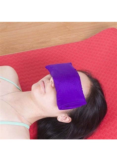 YOGANATION Yoga Eye Pillow Lavender scented eye pillow Pure cotton yoga eye pillow Purple