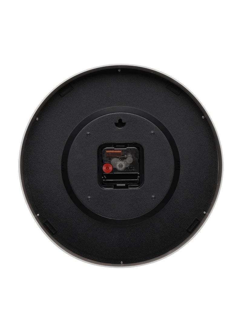 Titan Plastic Classic Grey Wall Clock with Silent Sweep Technology 295 Cm X 295 Cm Medium Analog