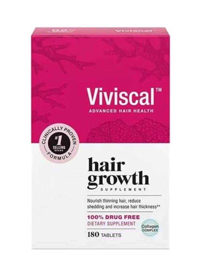 Hair Growth Supplement for Women - 180 Tablets