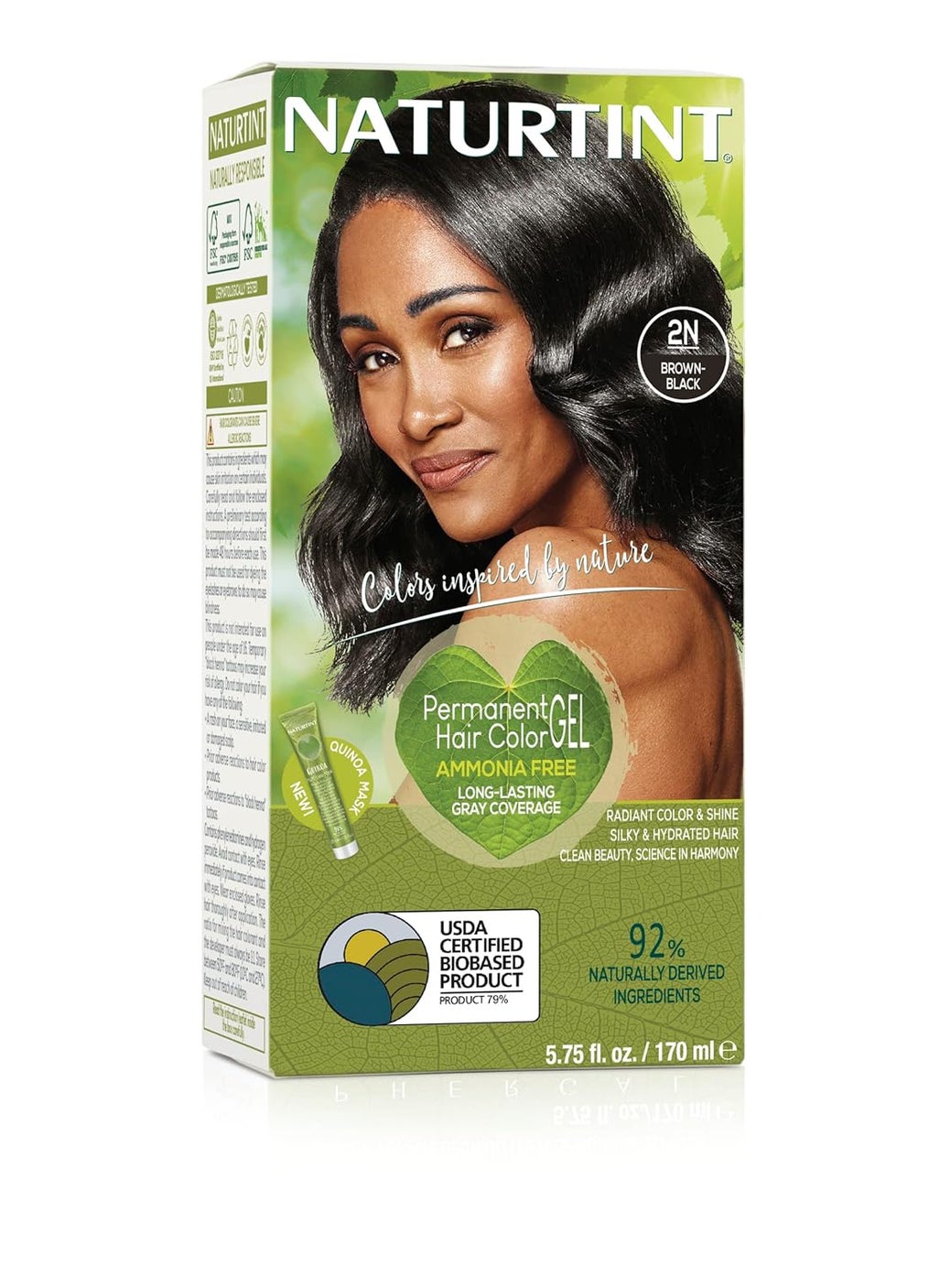 NATURTINT 2N Brown Black Hair Color 575 FZ