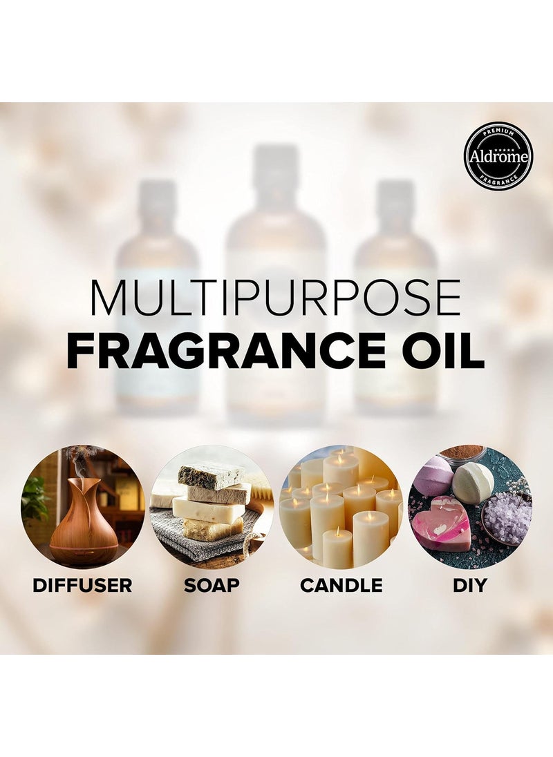 Aldrome Cucumber Melon Premium Fragnance Oil 100ml for Soap Making Diffusers Candle Making Slime and Home Fragnance