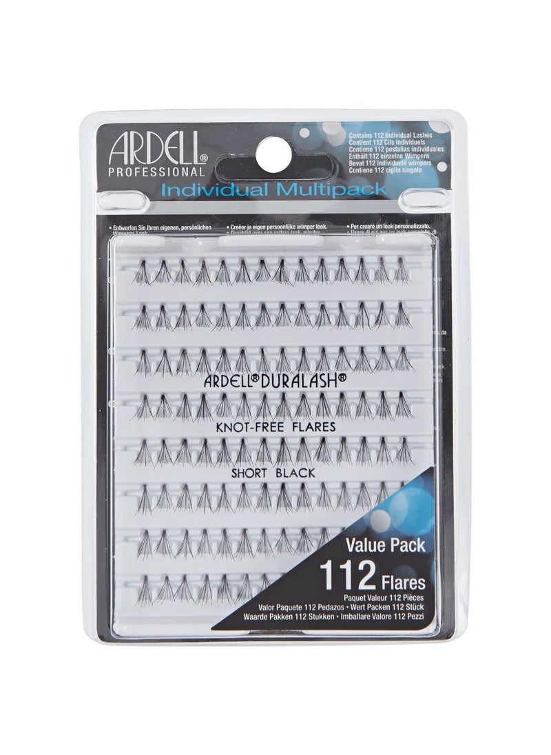 Ardell False Eyelashes Multipack Knot-Free Individuals Short Black, 1-Pack