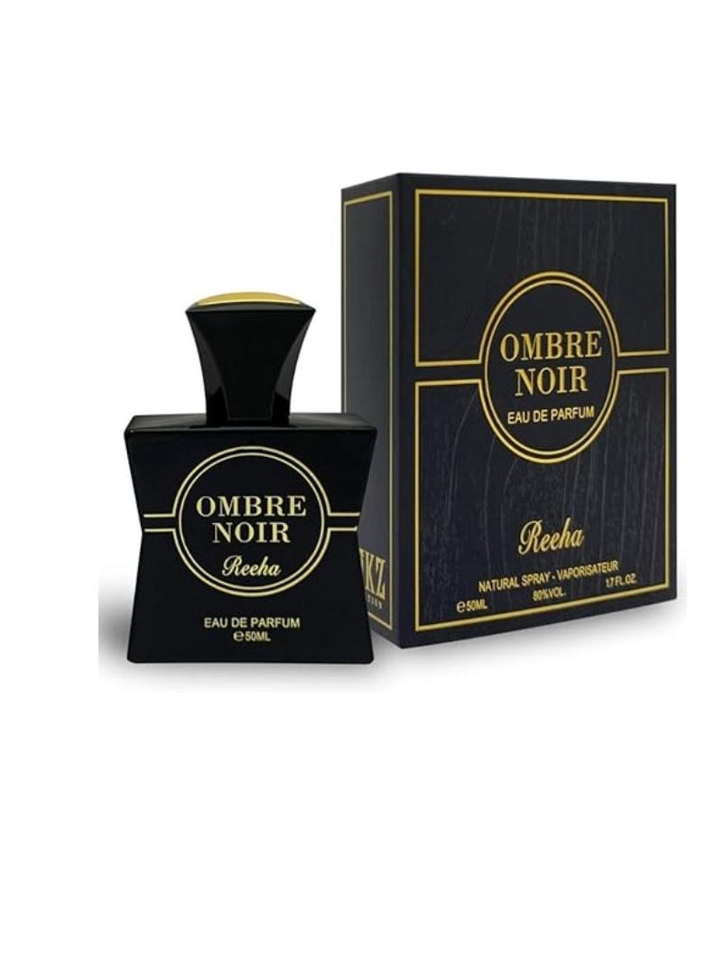 Reeha Perfumes Ombre Noir Eau de Parfum – 50ml