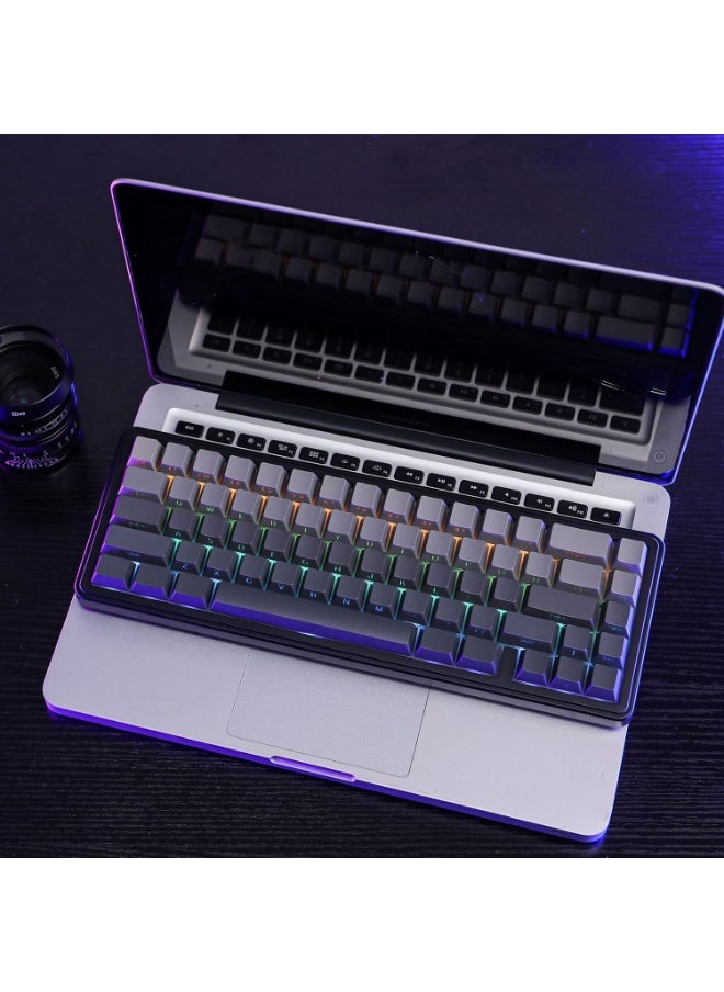 F65 65% Wireless Mechanical Keyboard, Hot Swappable Greywood V3 Switch Gasket Custom Gaming Keyboard with Five-Layer Padding, RGB Backlit, Bluetooth/2.4GHz/USB-C