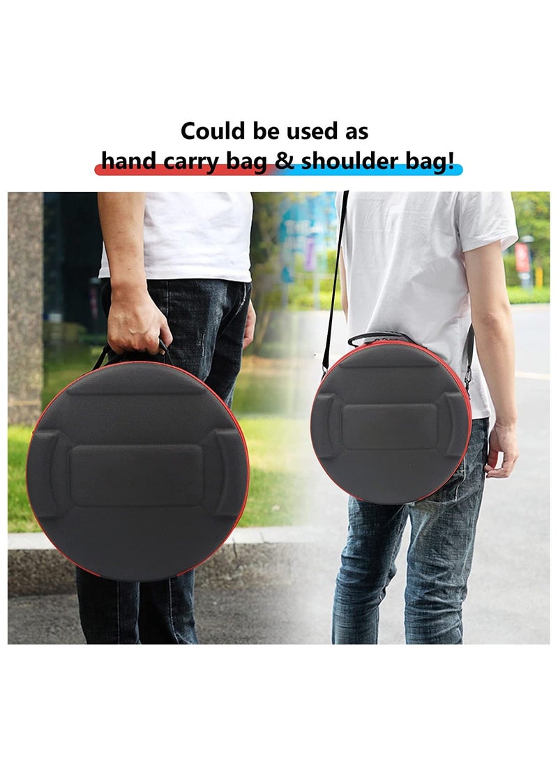 Carrying Case for Nintendo Switch Ring Fit Adventure, Ring-Con Handbag with Game Card Slots Shockproof Storage Bag AC Adapter Storage for Switch Console Controller Dock AC Adapter Switch Accessories