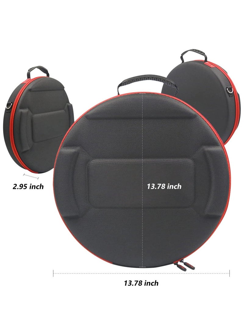 Carrying Case for Nintendo Switch Ring Fit Adventure, Ring-Con Handbag with Game Card Slots Shockproof Storage Bag AC Adapter Storage for Switch Console Controller Dock AC Adapter Switch Accessories
