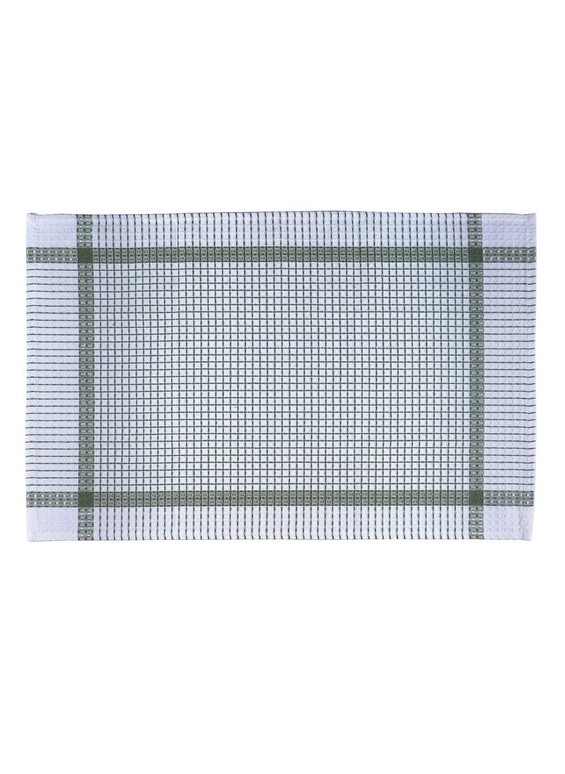 SAMI STUDIOS Kitchen Dish Towels Made with EcoFriendly Cotton Highly Absorbent for Cleaning Quick Drying of Plates Glasses XLarge 40 x 60 CM Elegant Waffle Checks Set of 10 Pieces