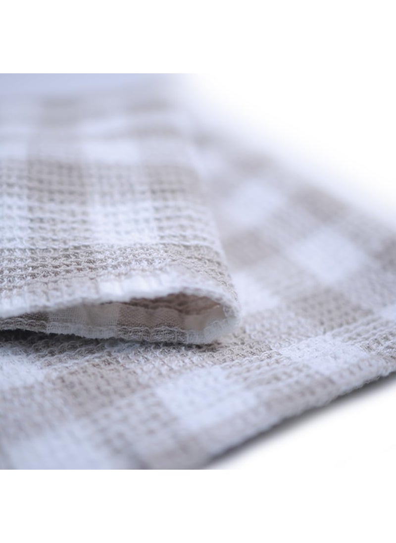 Nestlore 6pcs Cotton Waffle Wet Dry Cleaning Napkin Kitchen Towels Soft Absorbent Hand Towel for Kitchen Cleaning Quick Drying of Plates MultiPurpose Towels 51X71 CMPack of 2 Sandal