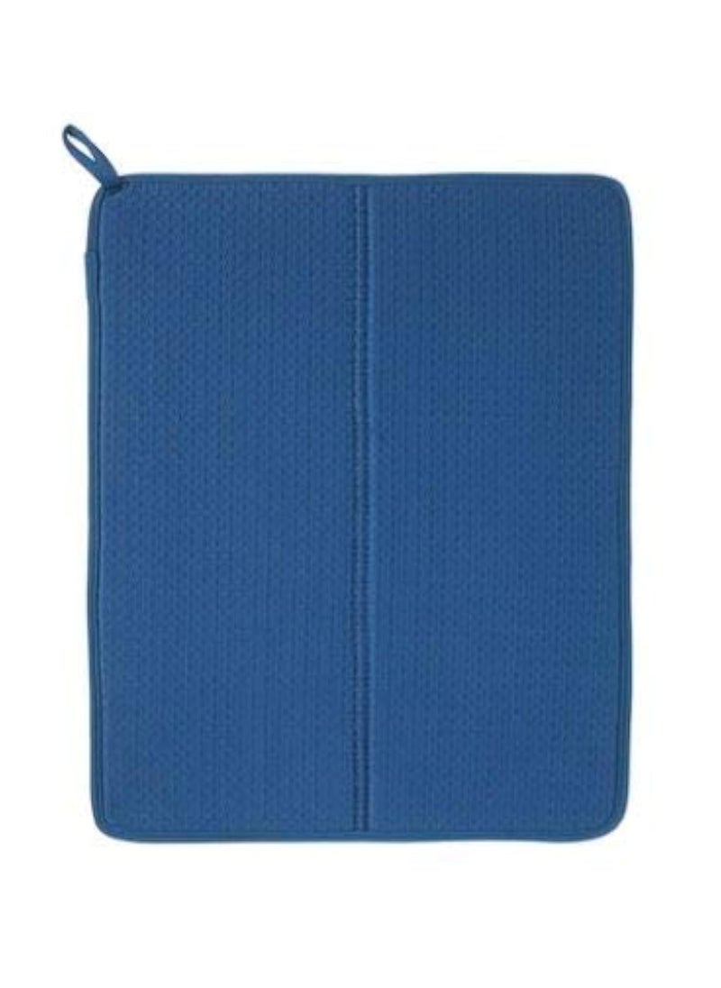 ledieu NYSKOLJD Dish Drying mat Blue 44 x 36 cm 17 x14