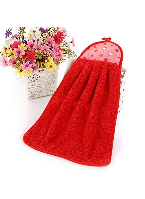 N G PRODUCTS Soft Cotton Hand Towel Napkin for Wash and Kitchen Basin Multicolor Pack of 6