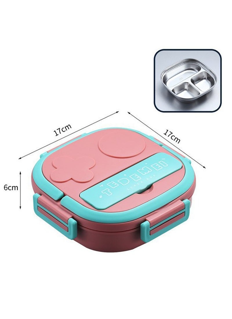 Children's lunch box cute insulated bento portable lunch box outing lunch box 304 stainless steel