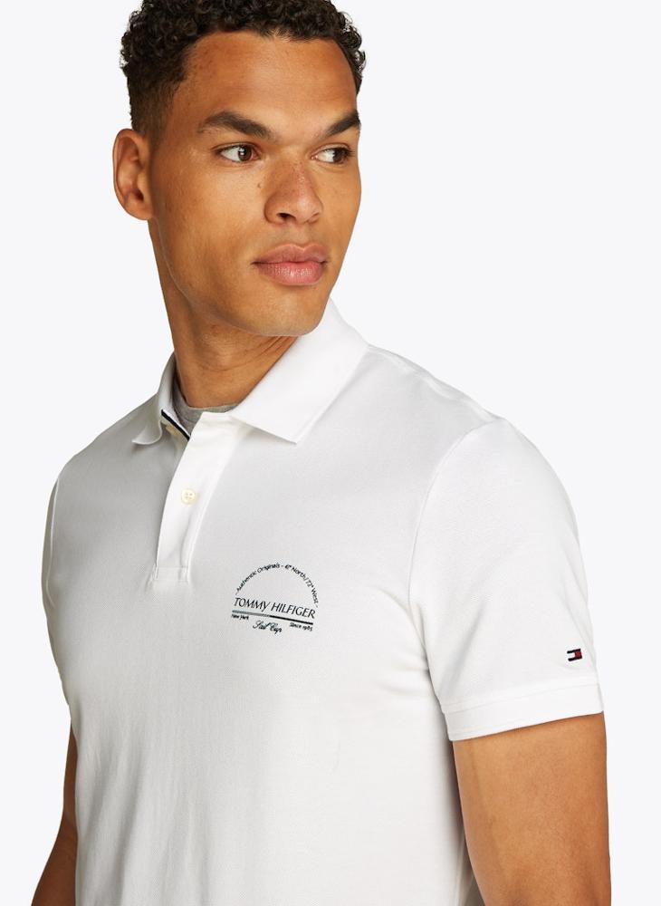 Regular Fit Graphic Short Sleeve Polo