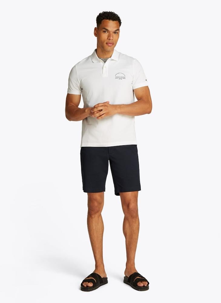 Regular Fit Graphic Short Sleeve Polo