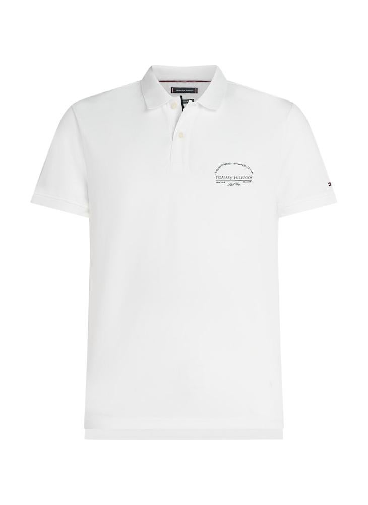 Regular Fit Graphic Short Sleeve Polo