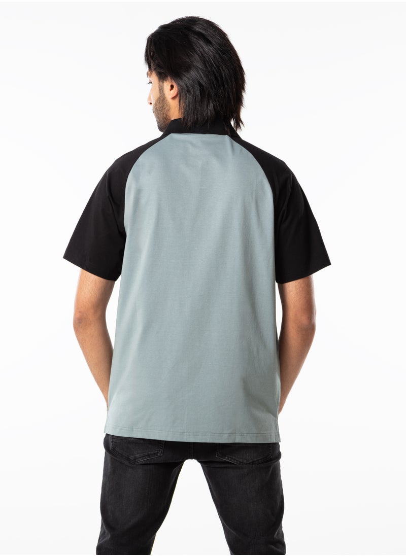 Men Polo Shirt with Zipper