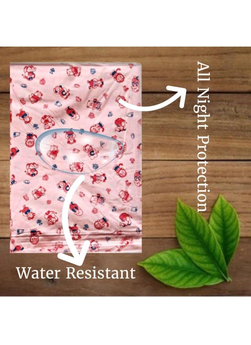 Mothers Choice Waterproof PVC Plastic Bed Mattress ProtectorBed Protection SheetUrine Sheet for AdultBaby Pack of 1 KING 95 Inch X 73 inch PINK