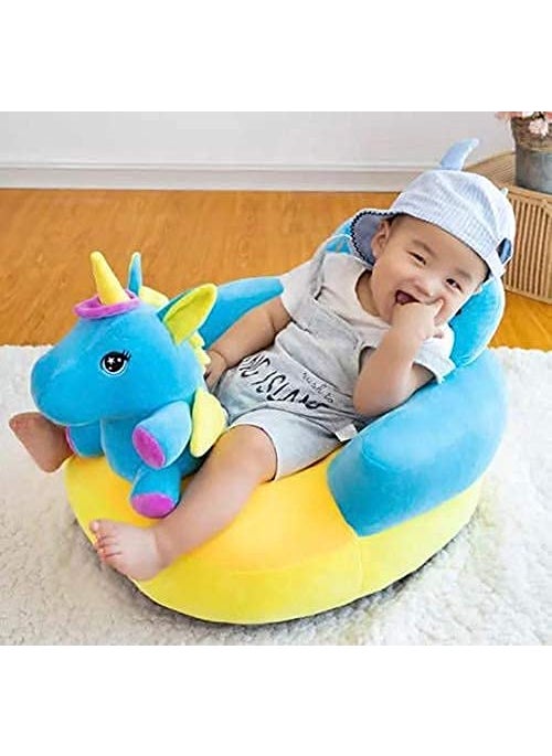 PRISCILLA Baby Sofa ChairKids Support SeaterSoft Plush Cushion Baby Sofa Seat Or Rocking Chair for Kids 05 to 5 Years Design 2 Multicolour